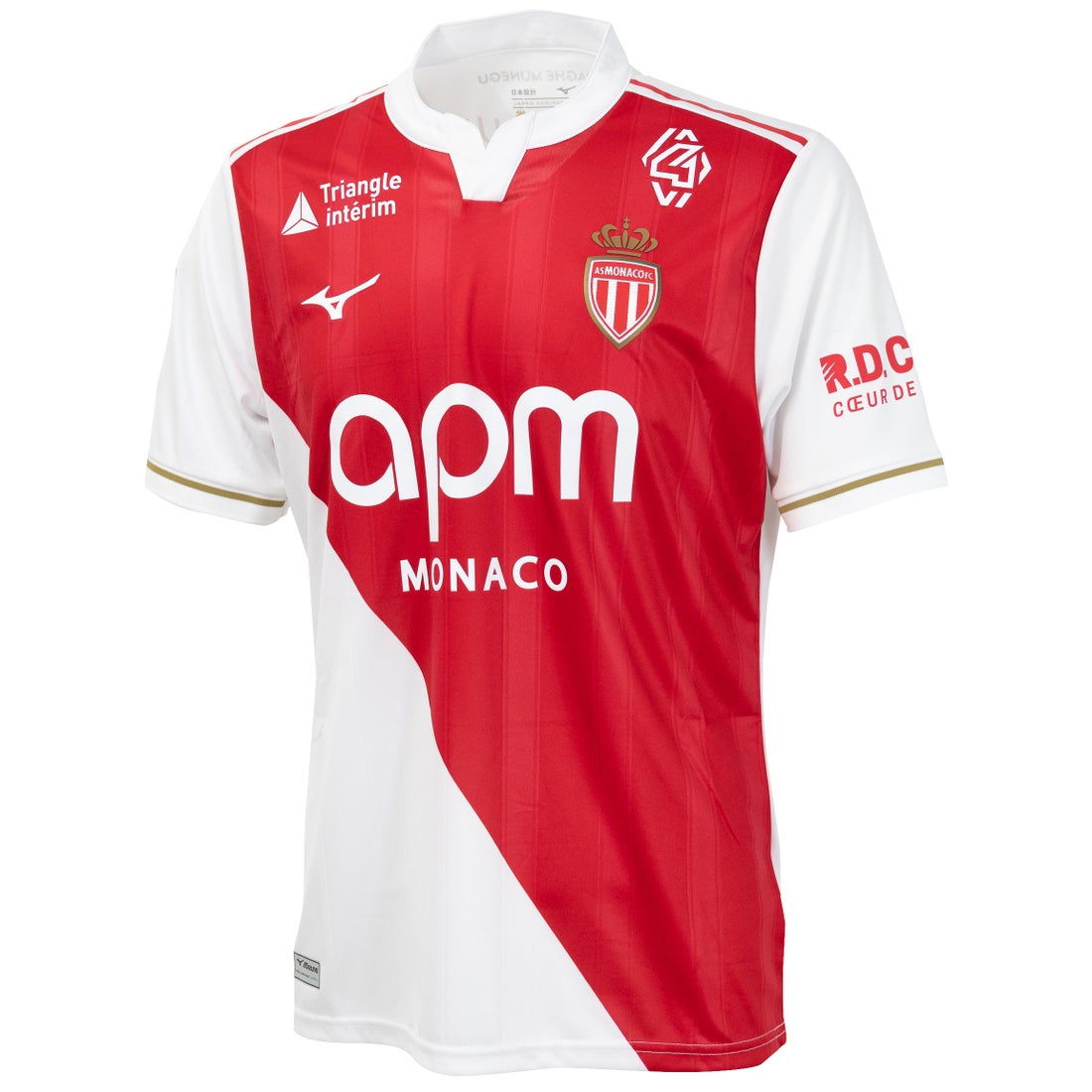 MIZUNO ASモナコ 25/26 ユニフォーム ホーム 半袖 レプリカ #18.南野