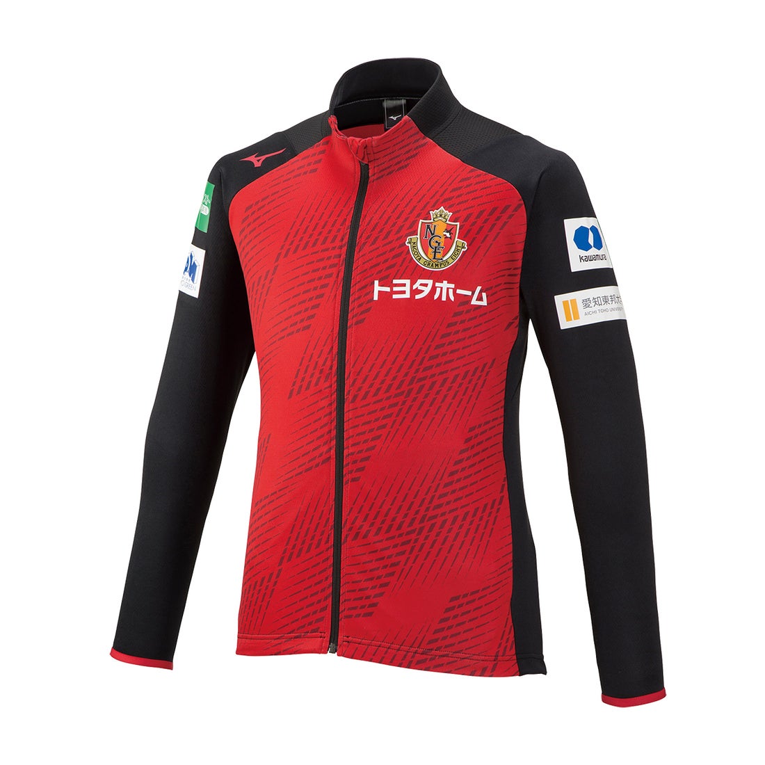 MIZUNO 名古屋グランパス 2021 練習用アウターシャツ(レッド