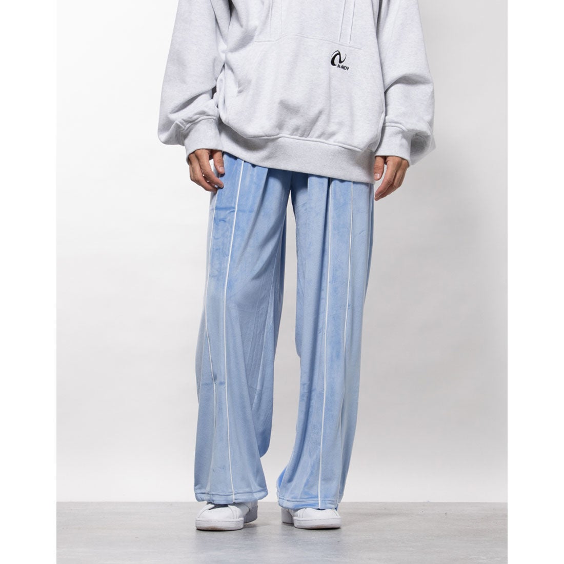 ノルディ NERDY VELOUR PIPING TRACK PANTS ベロアパイピングトラック