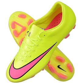 NIKE ナイキ マーキュリアル ヴェイパー X HG-V(蛍光イエロー×ピンク