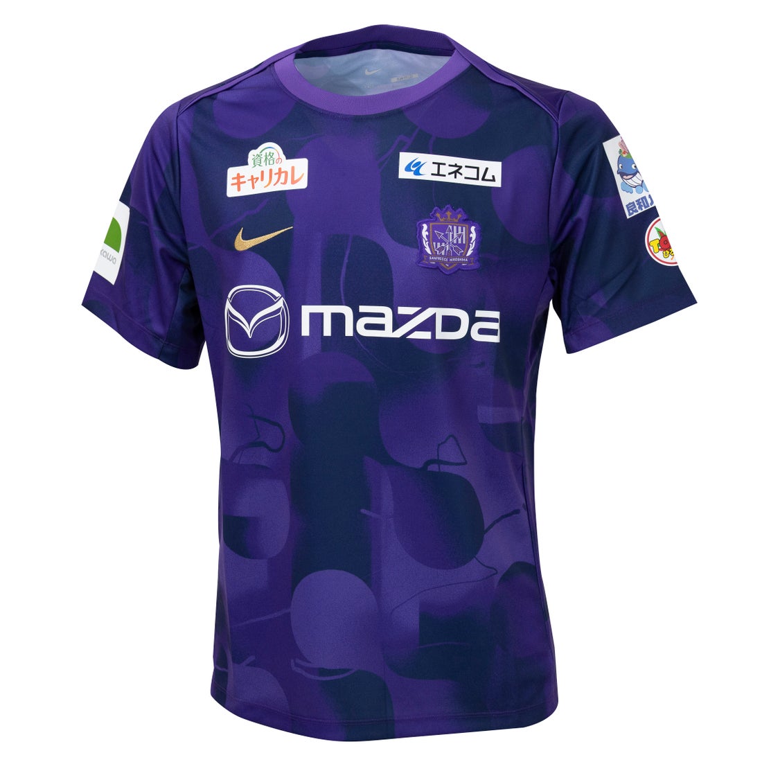 NIKE サンフレッチェ広島 2025 プレマッチトップ 半袖(パープル