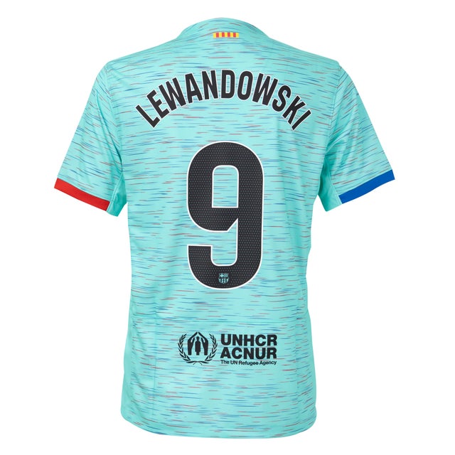 NIKE FCバルセロナ 22/23 ユニフォーム 4th 半袖 レプリカ #9.レヴァン