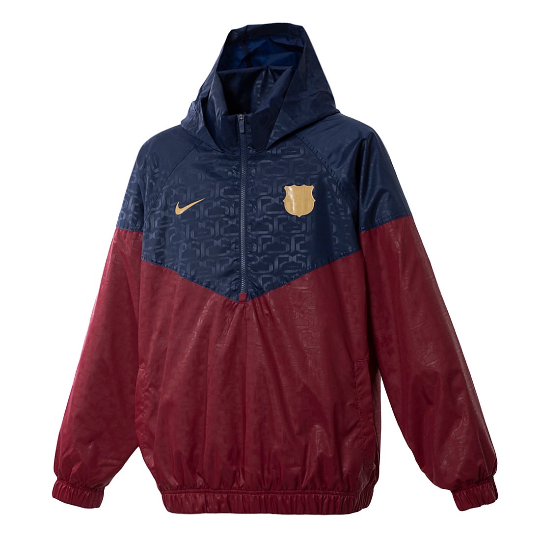 NIKE FCバルセロナ 24/25 WR アノラック ジャケット(レッド×ネイビー