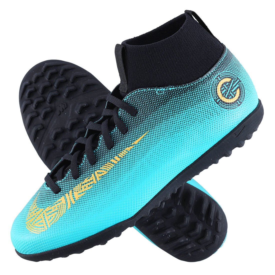 NIKE ナイキ スーパーフライ X 6 クラブ CR7 TF ジュニア(グリーン