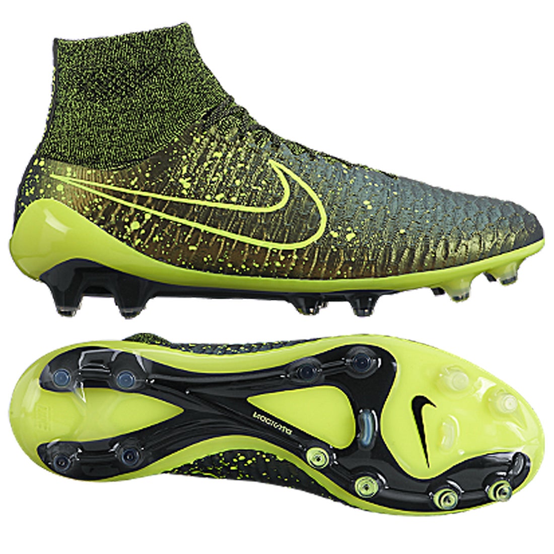 NIKE ナイキ マジスタ オブラ FG(ゴールド×蛍光イエロー) 641322 370