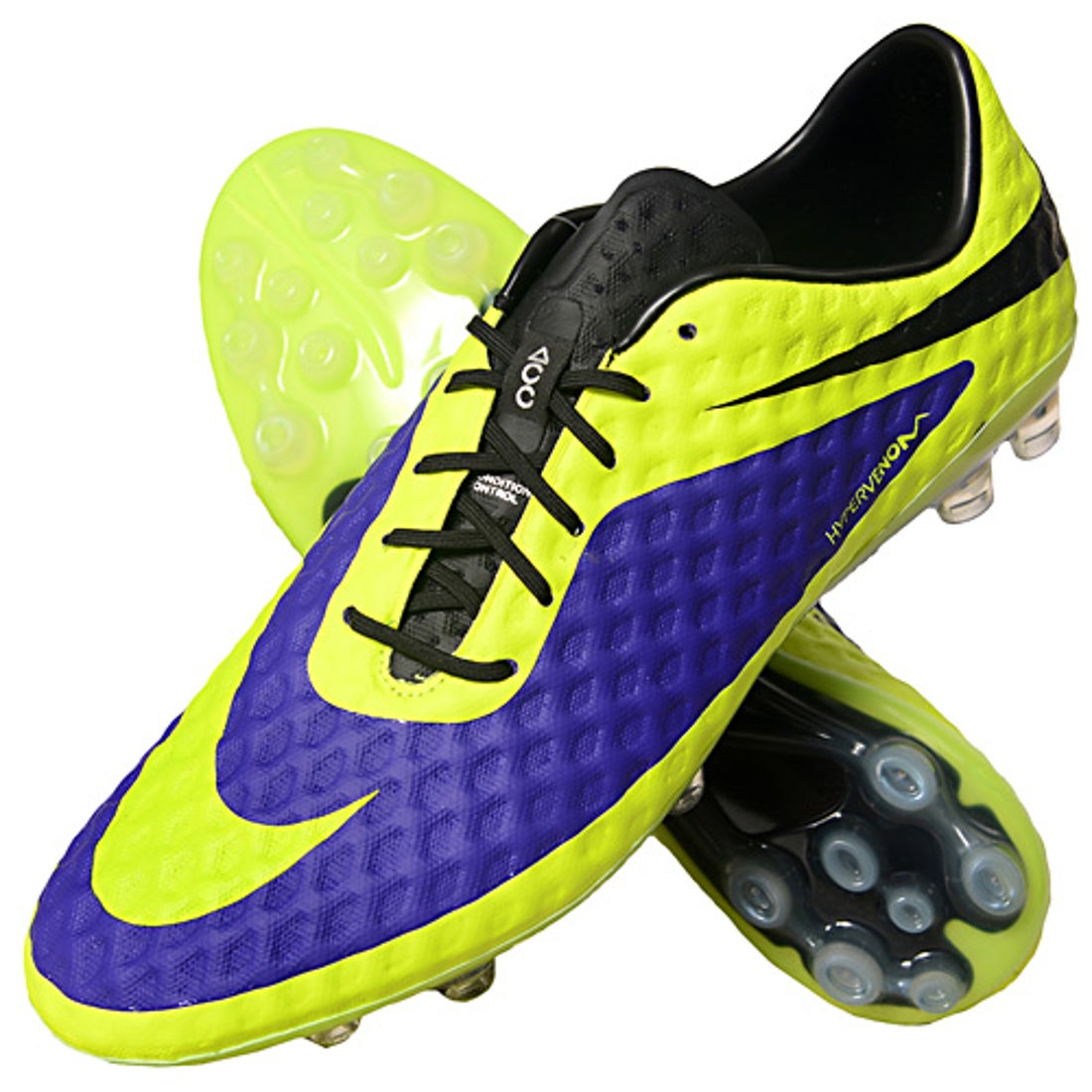 NIKE ナイキ ハイパーヴェノム ファントム AG ACC(パープル×蛍光