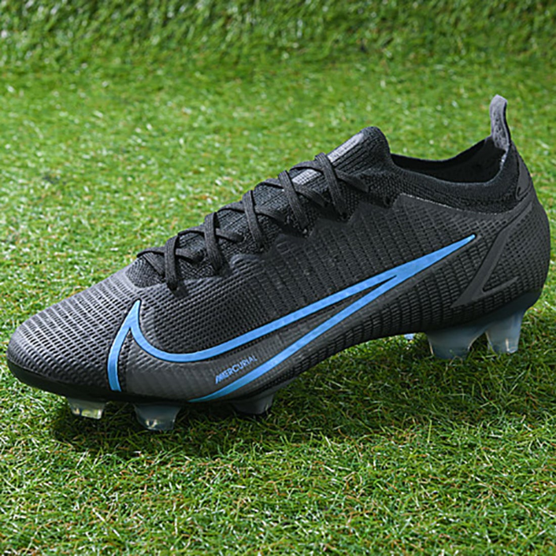 NIKE ナイキ ヴェイパー 14 エリート FG(ブラック×ブルー) CQ7635 004