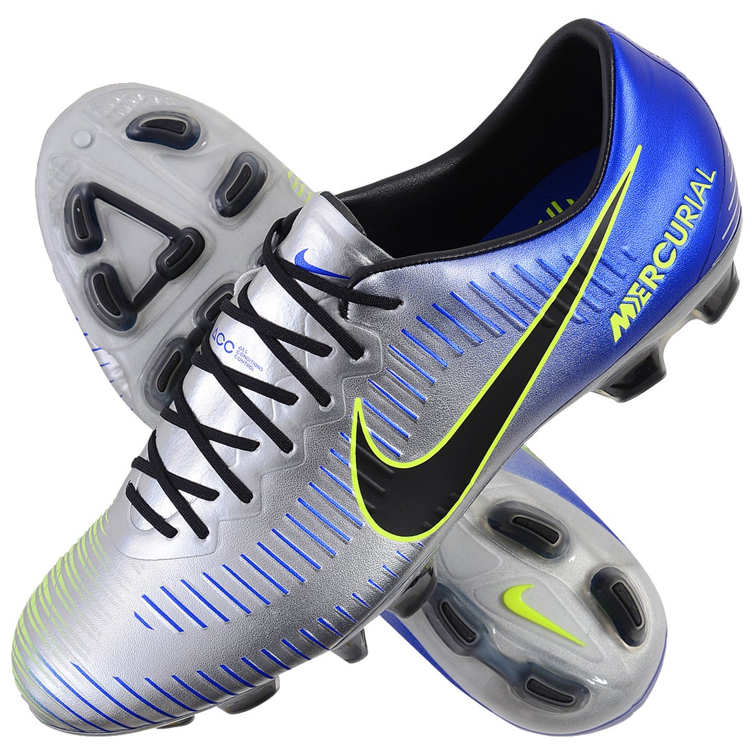 NIKE ナイキ マーキュリアル ヴェイパー XI NJR HG-V(シルバー×ブルー