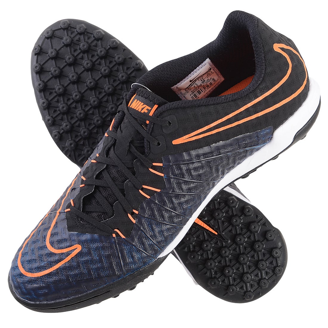 NIKE ナイキ ハイパーヴェノム X フィナーレ TF(ネイビー×オレンジ