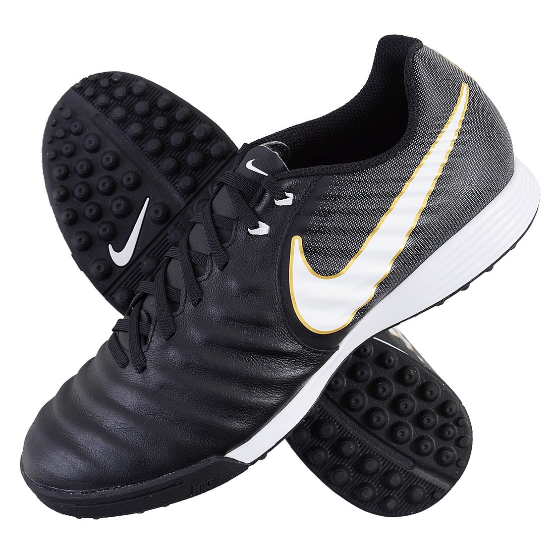 NIKE ナイキ ティエンポ X リゲラ IV TF(ブラック×ホワイト) 897766