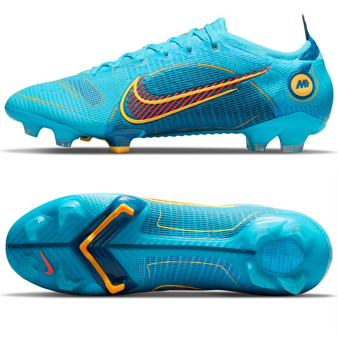 NIKE ナイキ ヴェイパー 14 エリート FG(ブルー×オレンジ) DJ2837 484