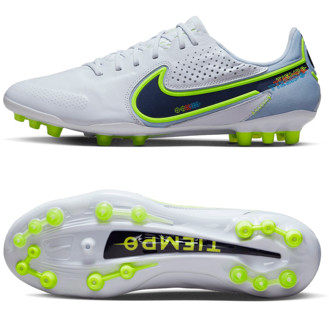 NIKE ナイキ レジェンド 9 エリート AG(グレー×ブルー) DB0824 054