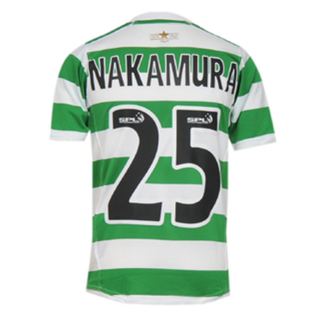 NIKE セルティック 07/08 ユニフォーム ホーム半袖 ジュニア #25.中村