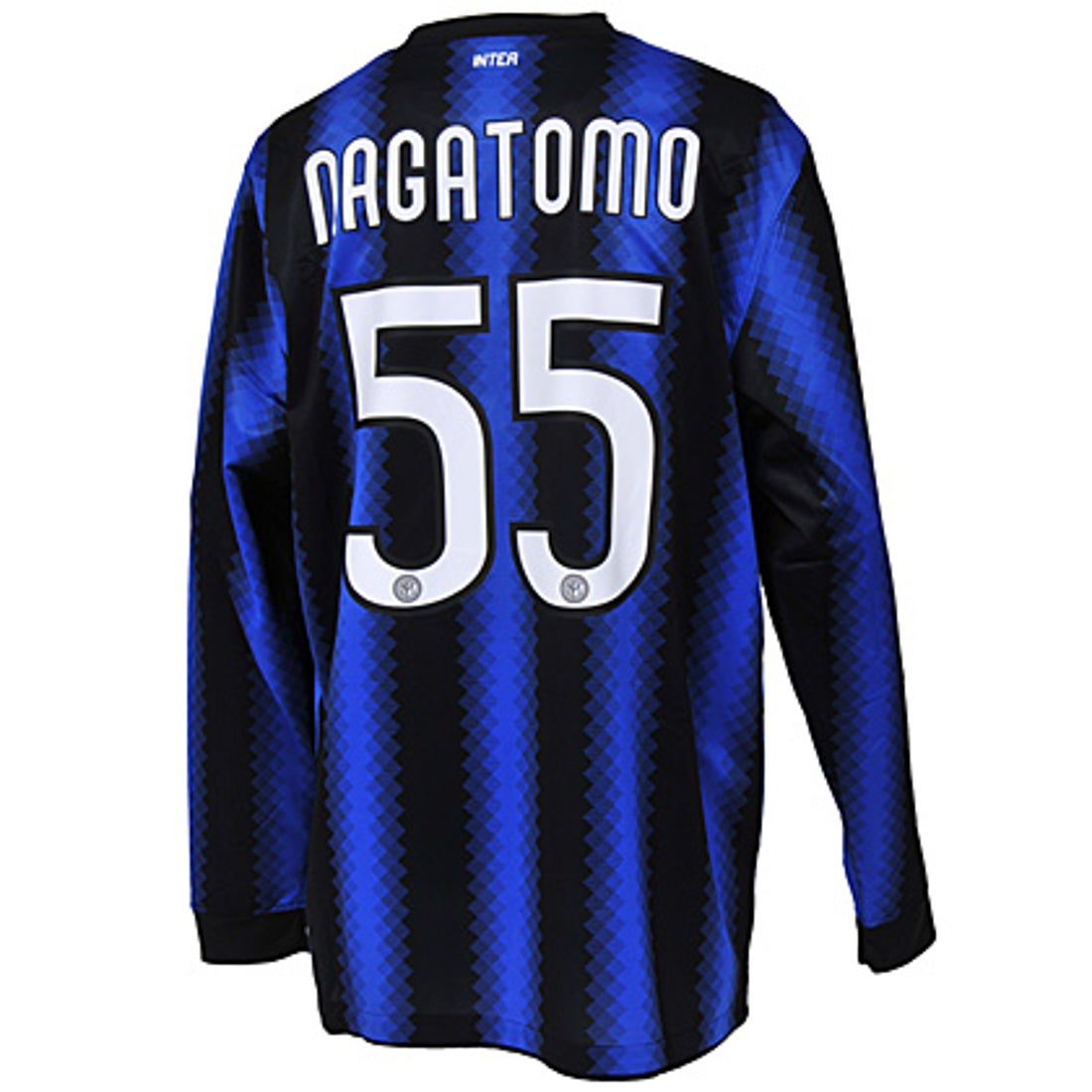 NIKE インテル 10/11 ユニフォーム ホーム 長袖 #55.長友佑都【クラブW