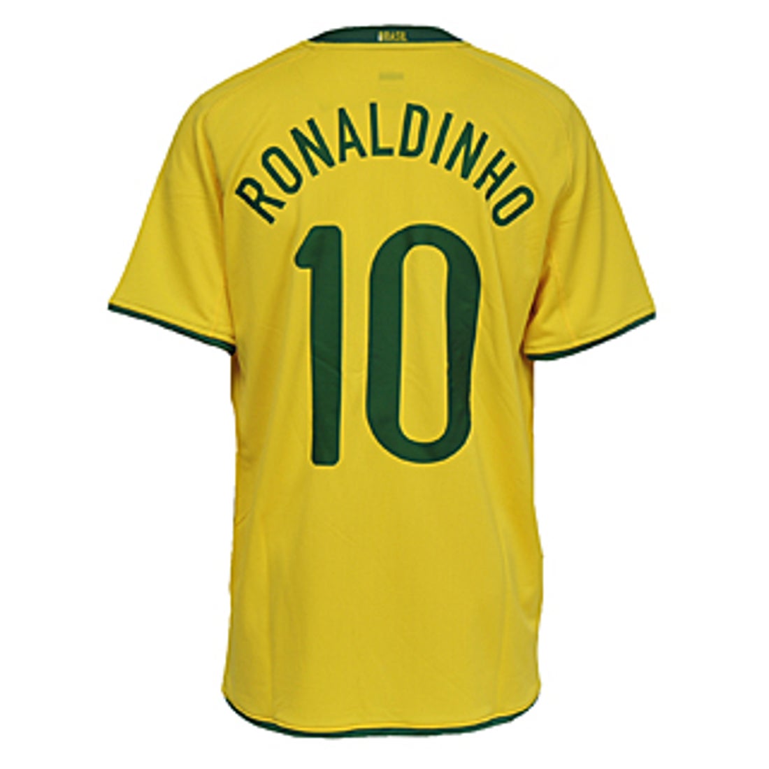 NIKE ブラジル代表 08/09 ユニフォーム ホーム半袖 10.ロナウジーニョ