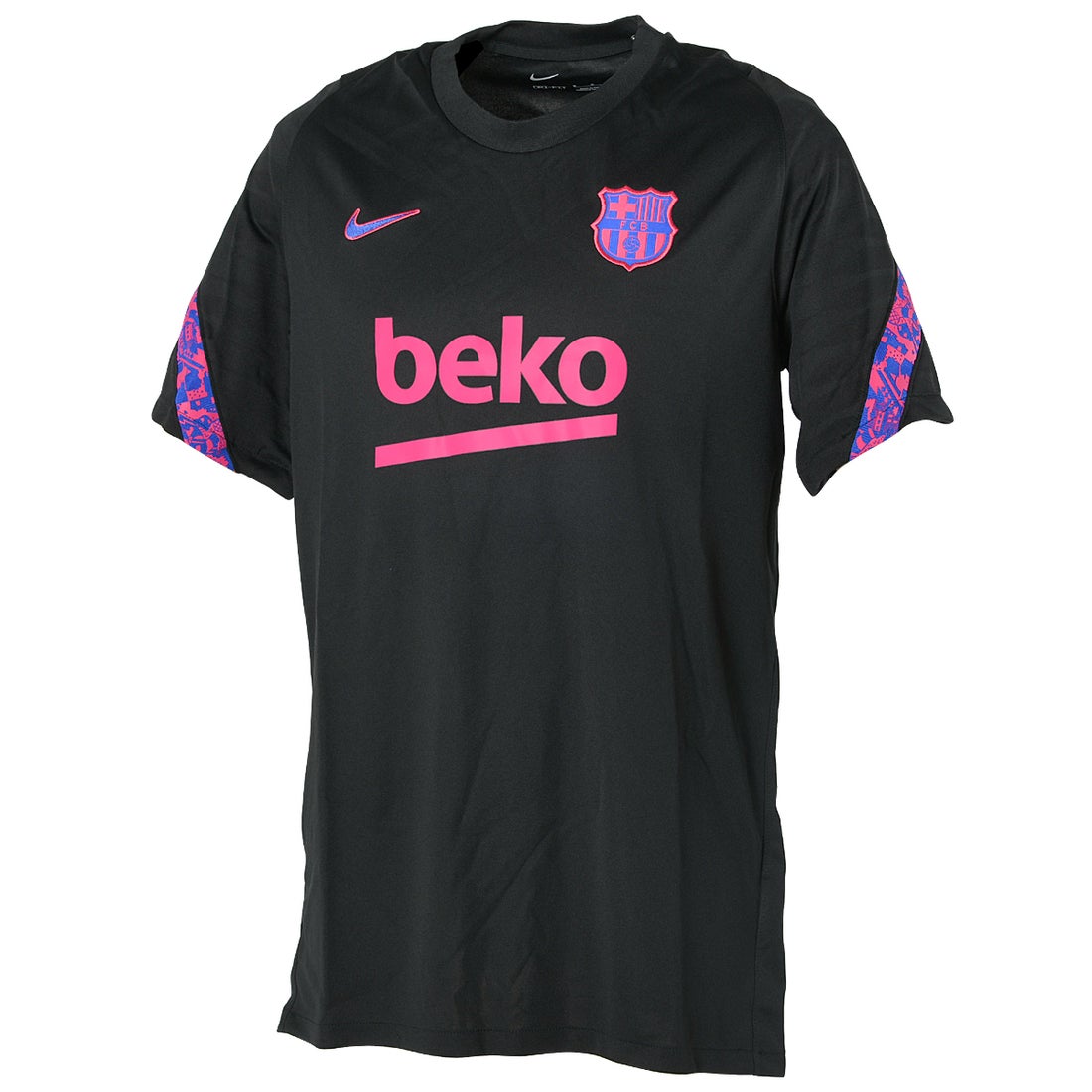 NIKE FCバルセロナ 21/22 DF ストライク トップ 半袖 CL(ブラック