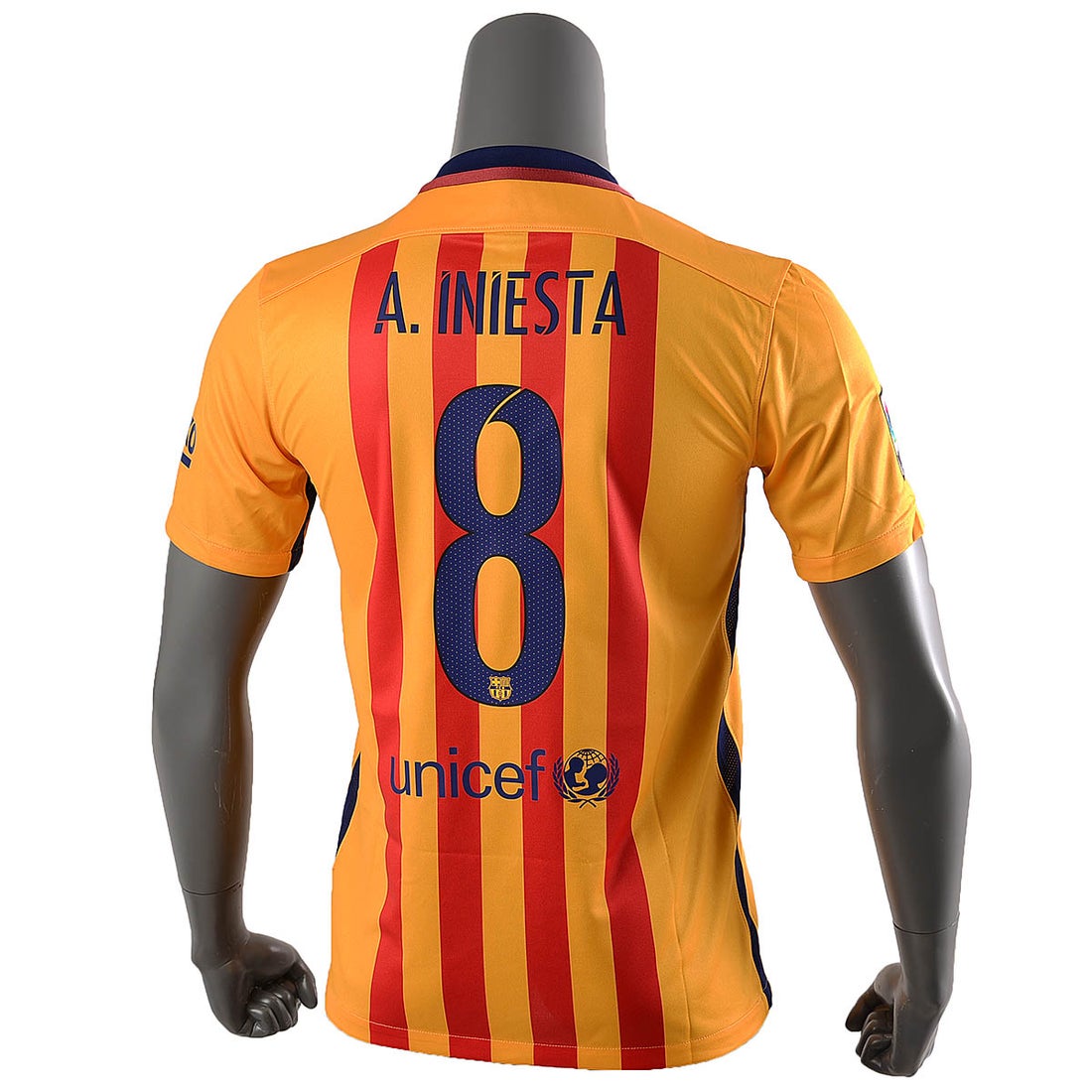 NIKE FCバルセロナ 15/16 ユニフォーム アウェイ 半袖 レプリカ ▽#8