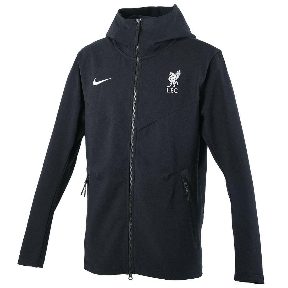 NIKE リバプール 20/21 テックパック CL フルジップフーディ(ブラック