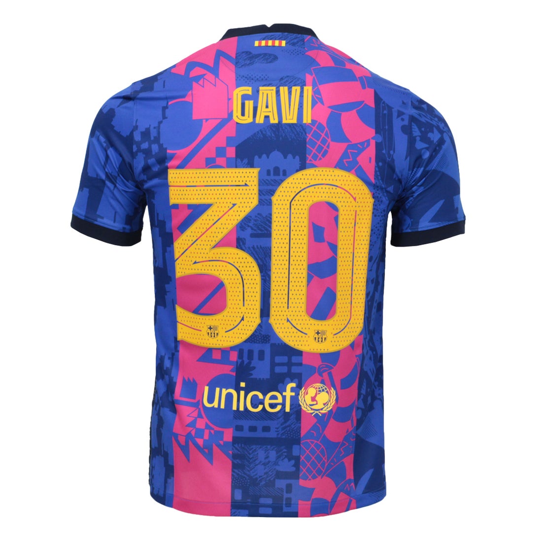 NIKE FCバルセロナ 21/22 ユニフォーム サード 半袖 レプリカ #30.ガビ
