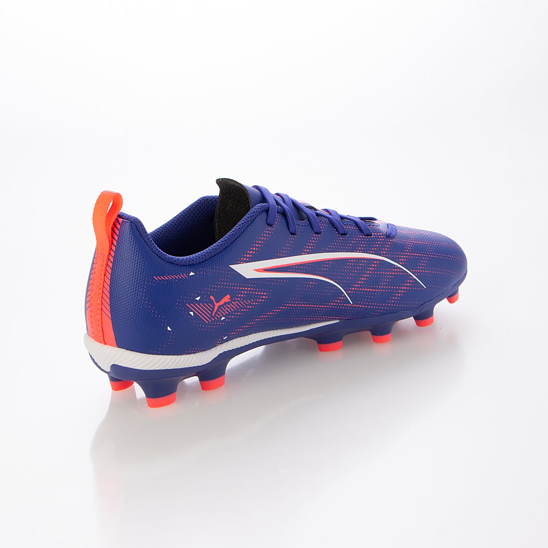 PUMA プーマ ウルトラ 5 プレイ HG/AG + Mid ジュニア(パープル×ピンク