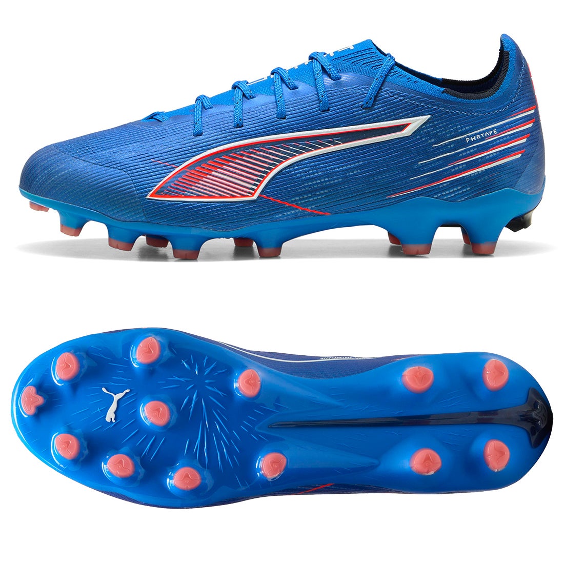PUMA プーマ ウルトラ 6 アルティメット HG/AG(ブルー×レッド) 108559