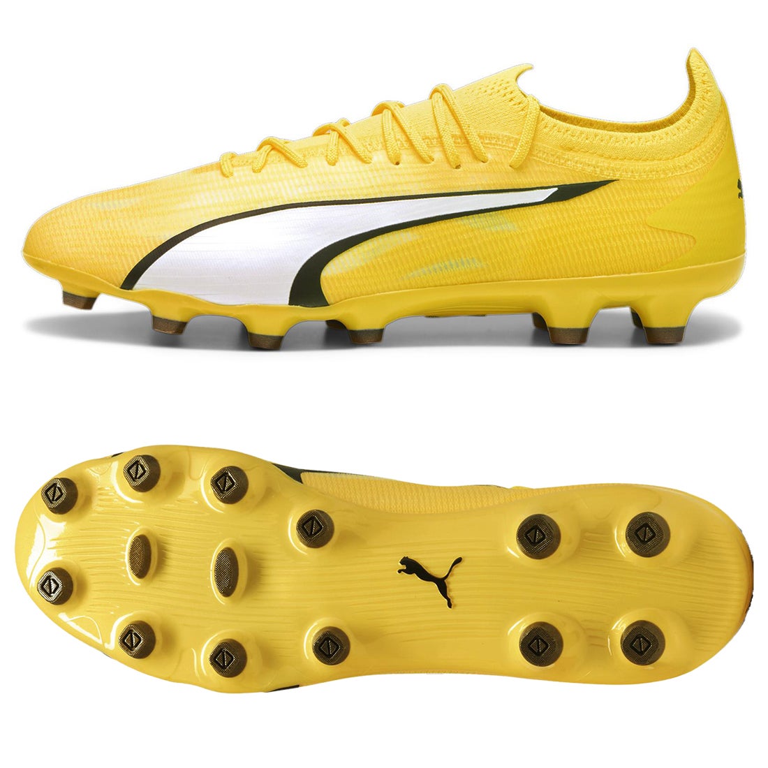 PUMA プーマ ウルトラ アルティメット HG/AG(イエロー×ホワイト