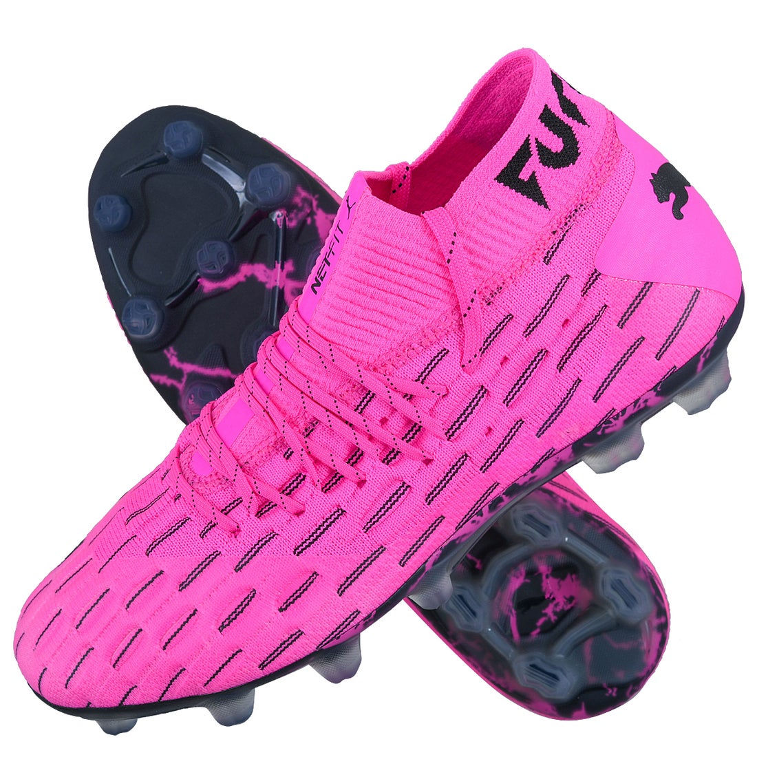 PUMA プーマ フューチャー 6.1 NETFIT HG(ピンク×ブラック) 106180 03