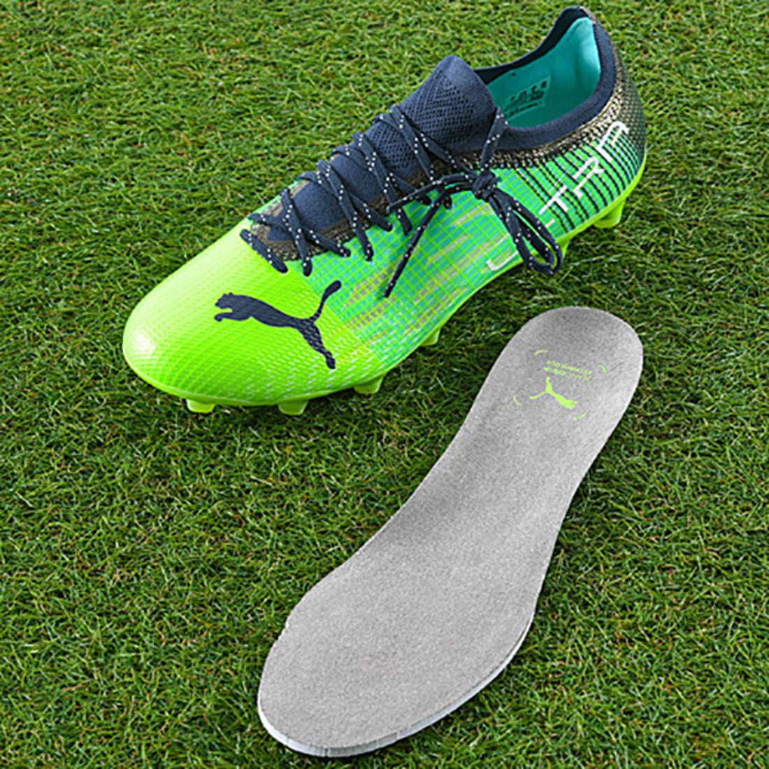 PUMA プーマ ウルトラ 1.3 HG/AG(グリーン×イエロー) 106514 04