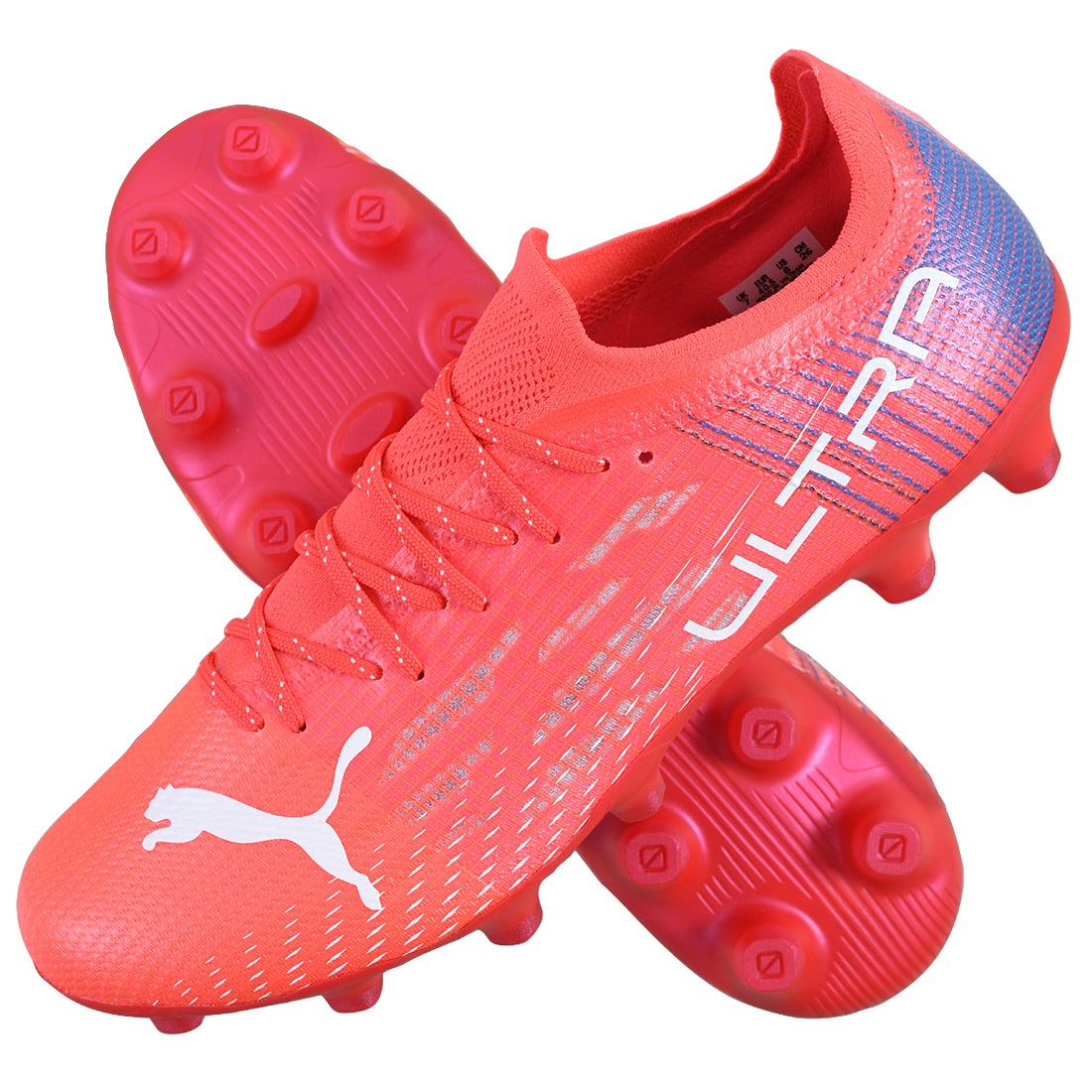 PUMA プーマ ウルトラ 1.3 HG/AG(レッド×ホワイト)【週末限定タイム