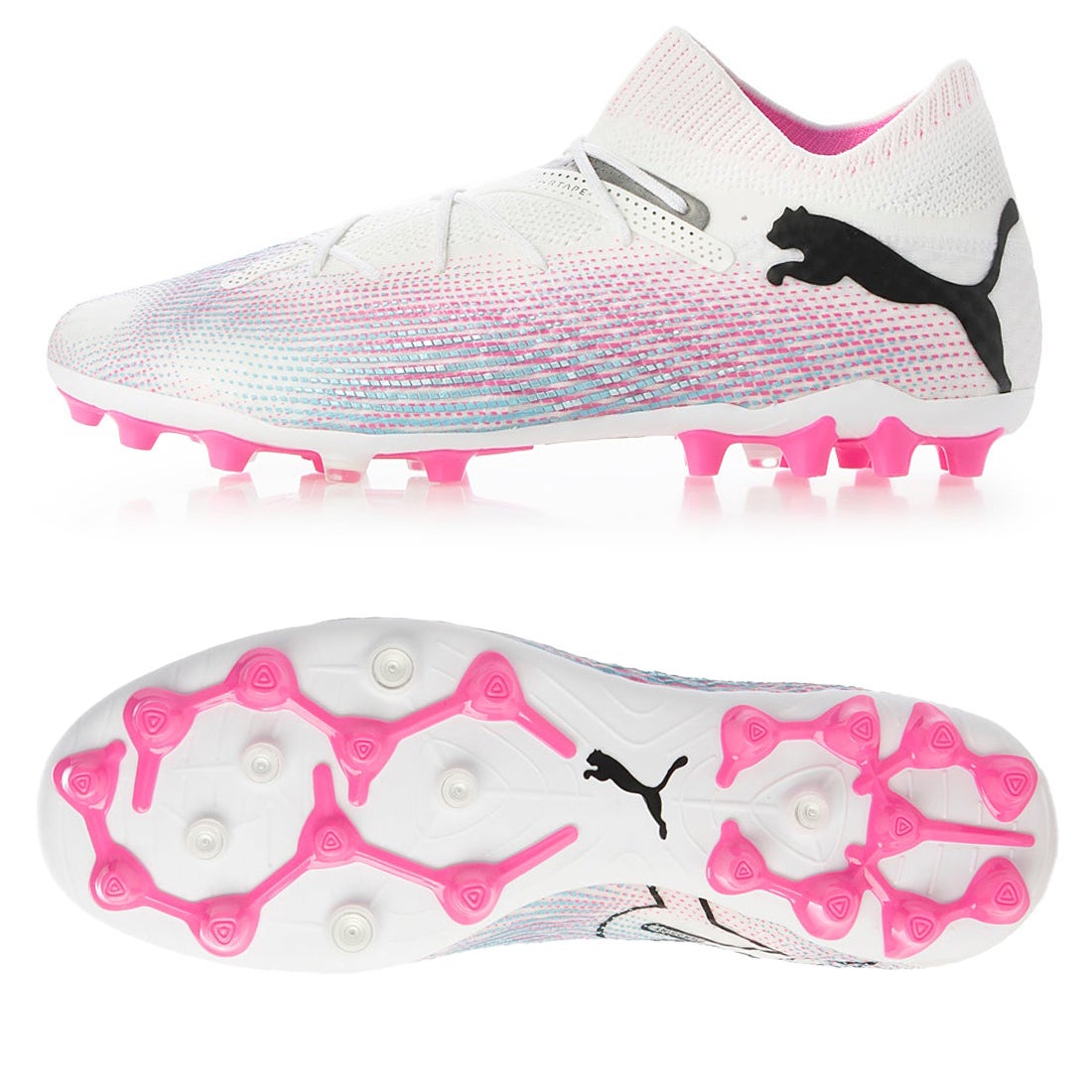 PUMA プーマ フューチャー 7 アルティメット MG(ホワイト×ピンク