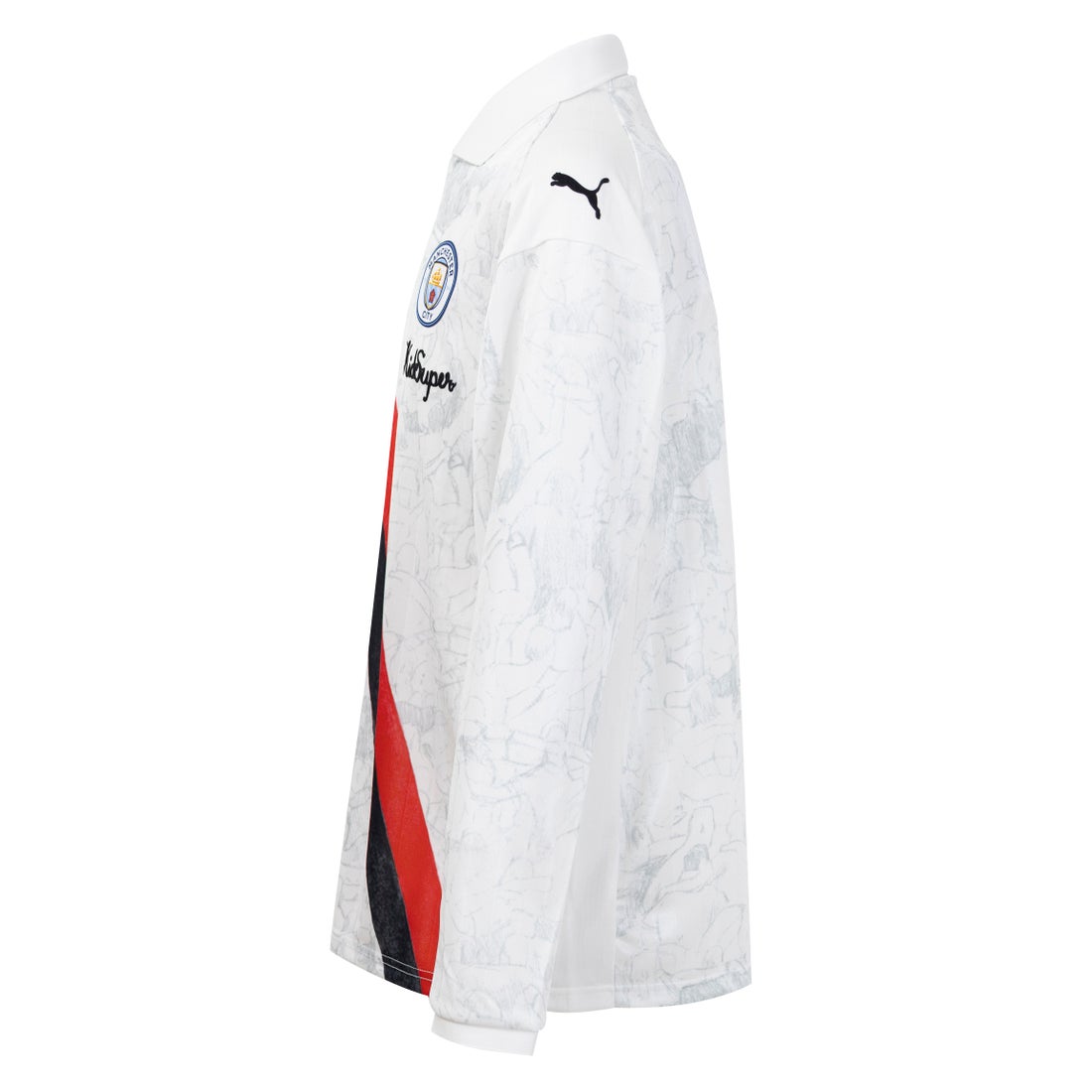 PUMA プーマ KIDSUPER x マンチェスターシティ レトロシャツ 長袖