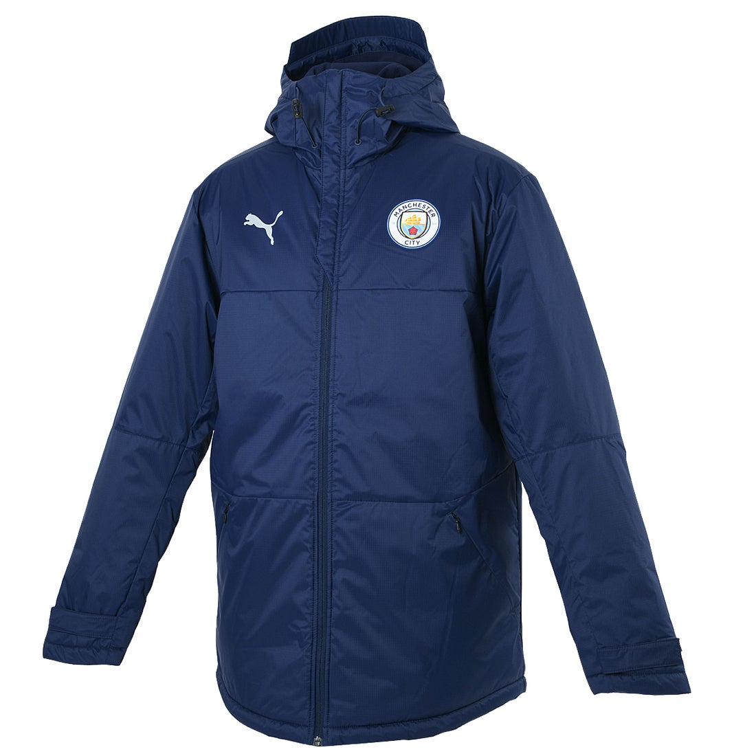 PUMA マンチェスターシティ 21/22 TR ウィンター ジャケット(ネイビー