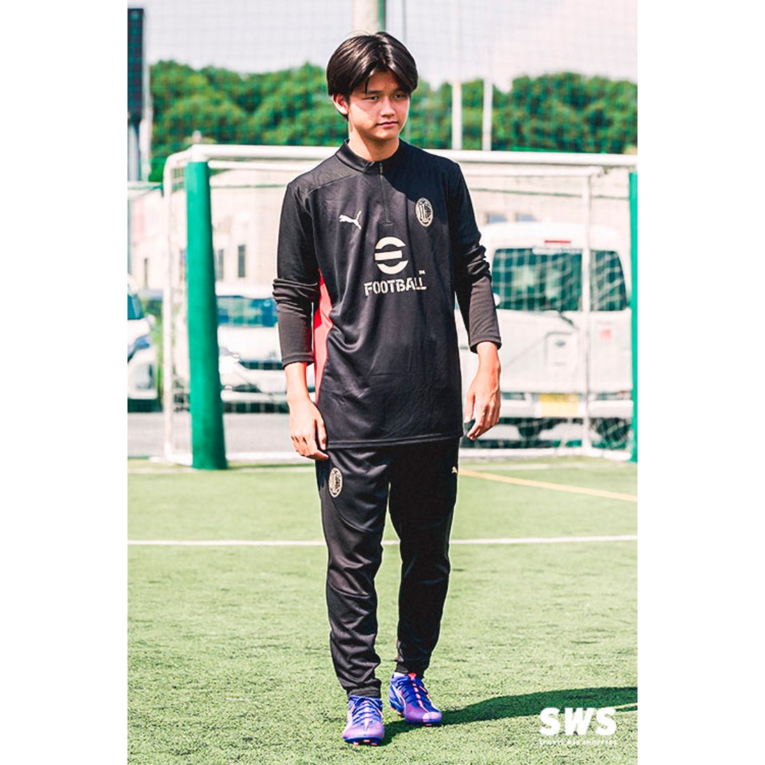 PUMA ACミラン 24/25 トレーニング 1/4 ジップ トップ(ブラック