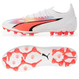 PUMA プーマ ウルトラ アルティメット MG(ホワイト×レッド) 107506 01