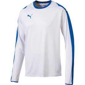 PUMA プーマ LIGA ゲームシャツ 長袖（ホワイト×ブルー）◇チーム