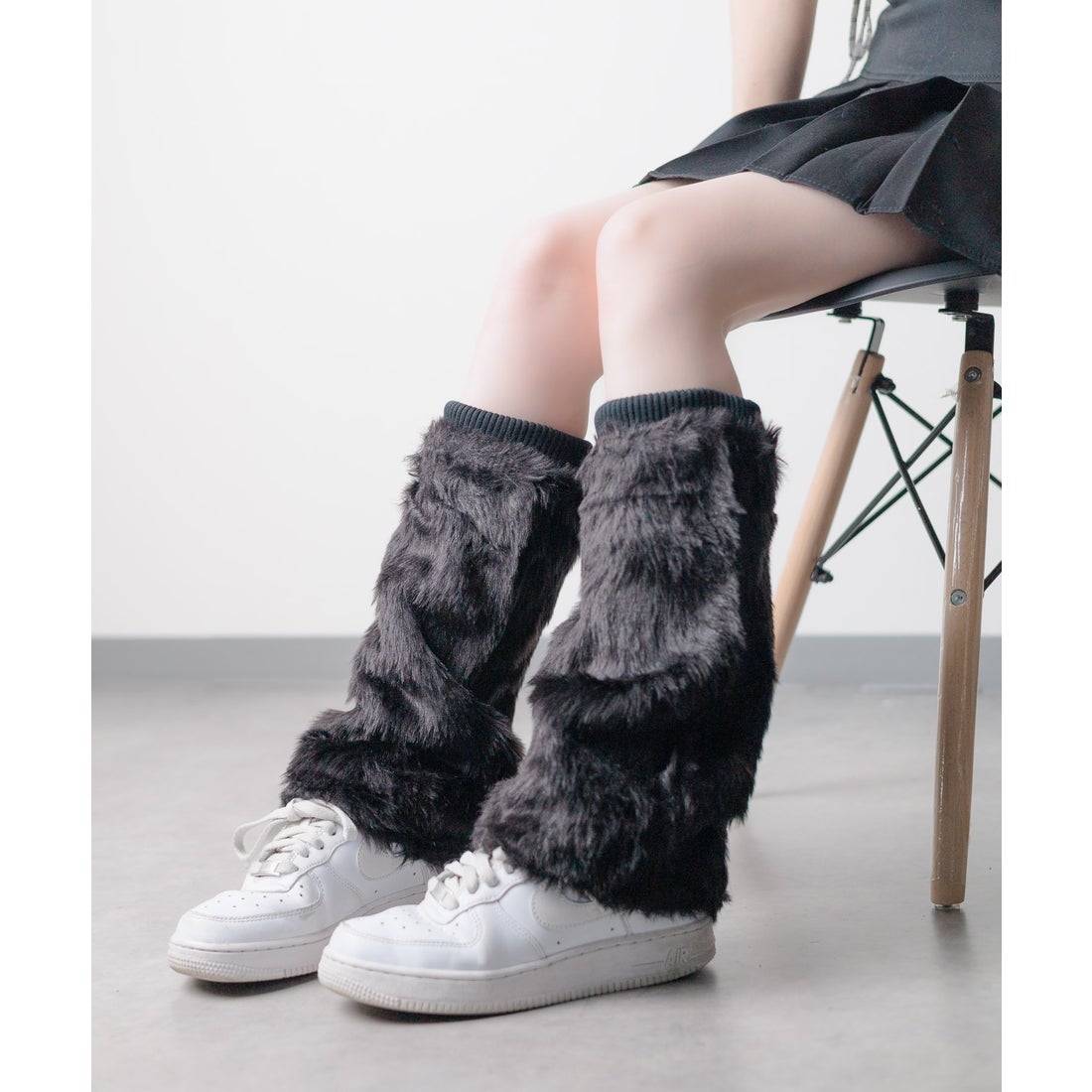 エーアールエムジー ar/mg アクリルファー/レッグウォーマー