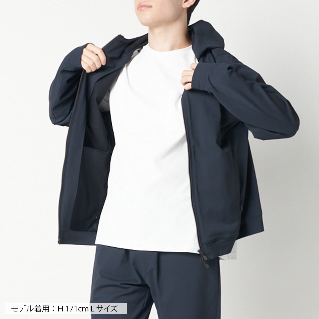 別注】＜MOONRAKERS＞MOON-TECH パーカー （ネイビー） -WWSワーク