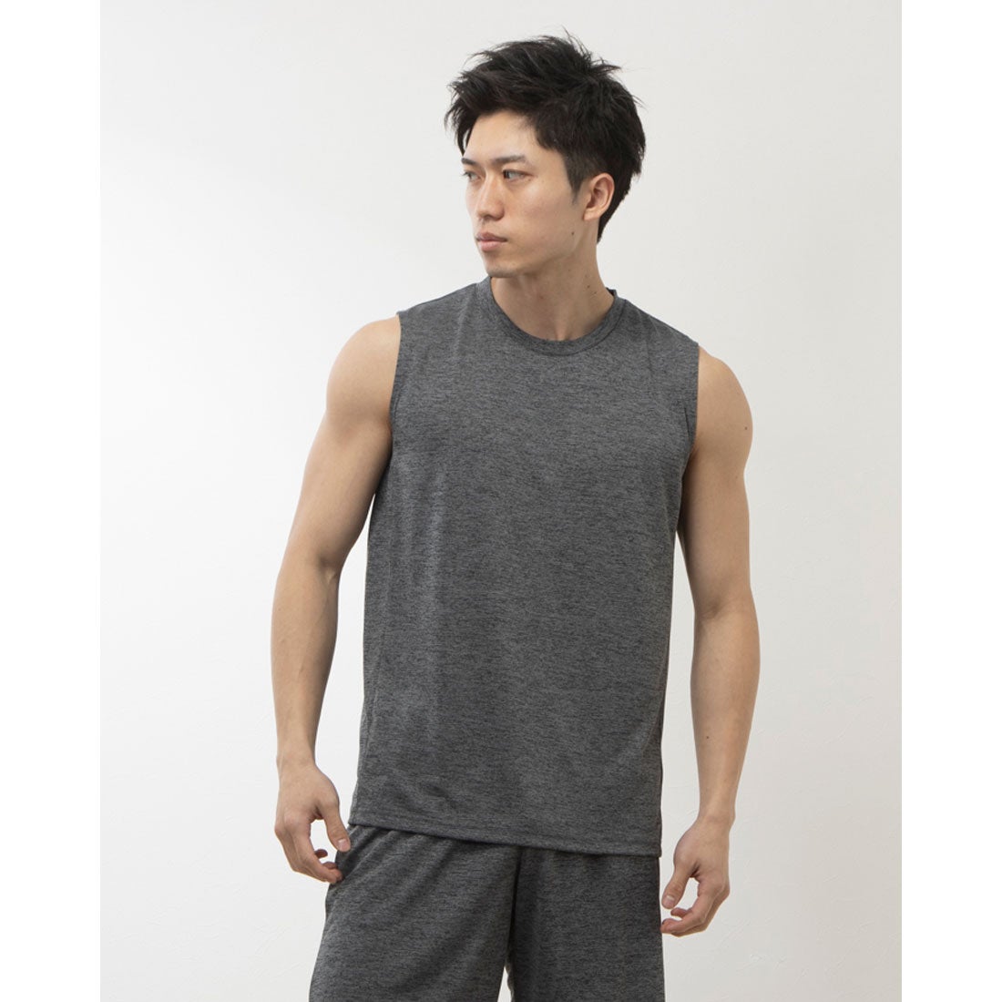 ティゴラ TIGORA メンズ ノースリーブ機能シャツ iCOOLノースリーブT