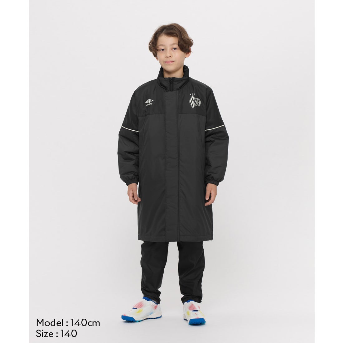 UMBRO DESCENTE 遠藤保仁選手 サイン入り ベンチコート ブラック UMBRO