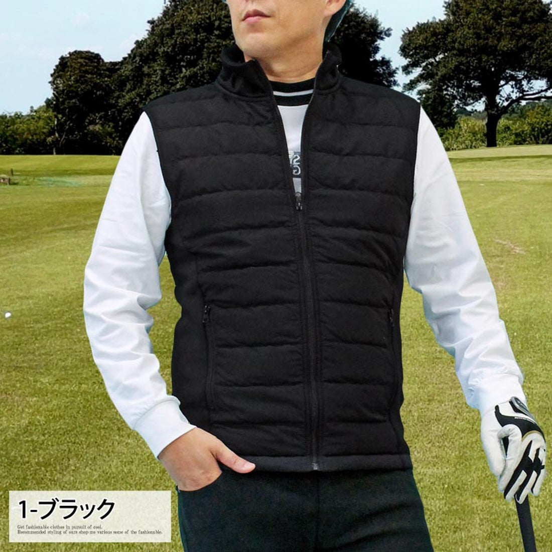 トップイズム TopIsm ゴルフ ダウンベスト メンズ ゴルフウェア