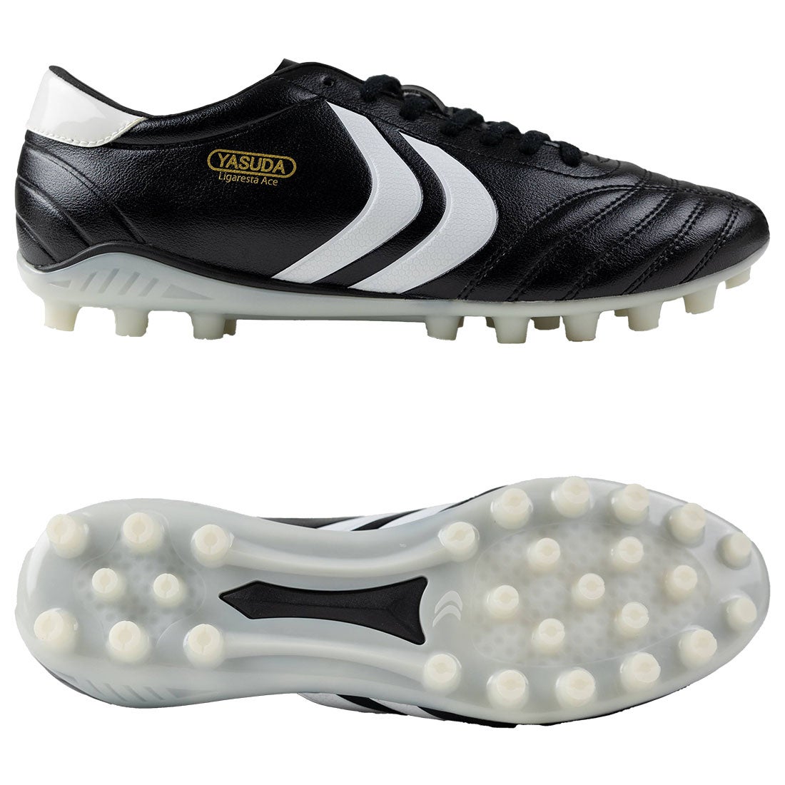 YASUDA ヤスダ リガレスタ エース(ブラック×ホワイト) F25AC001 0001