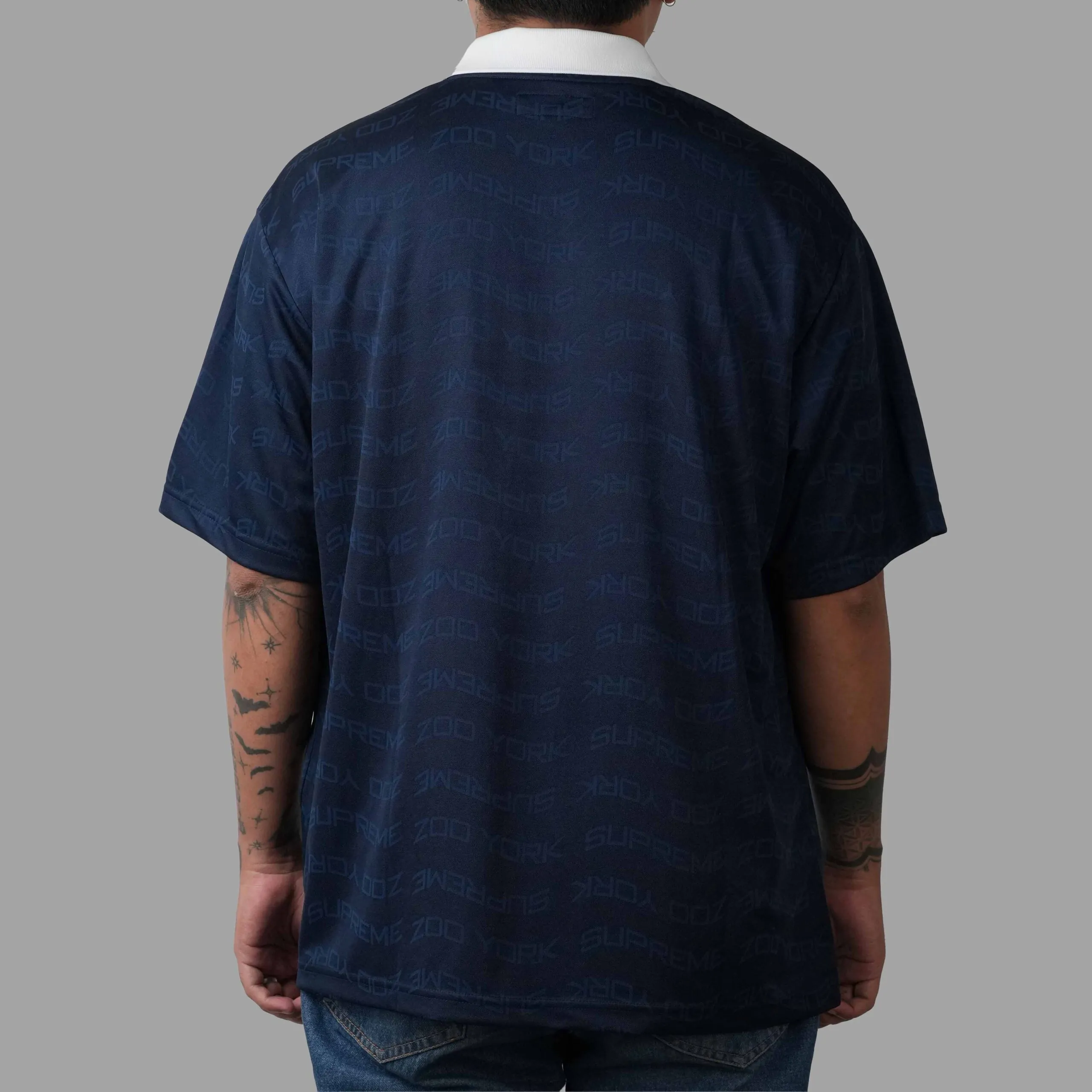 Supreme Zoo York Soccer Jersey Navy SS25 | Senikersku