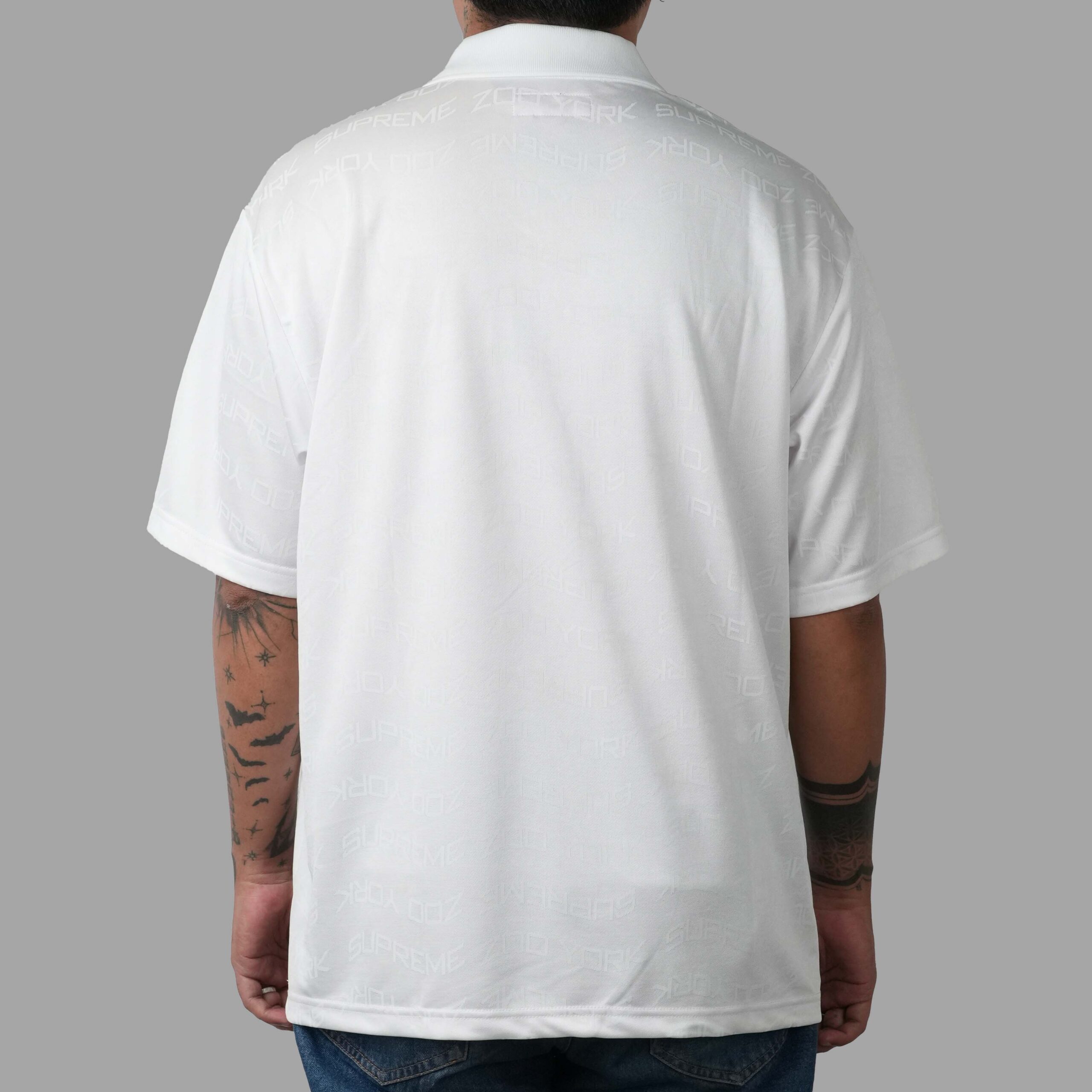 Supreme Zoo York Soccer Jersey White SS25 | Senikersku