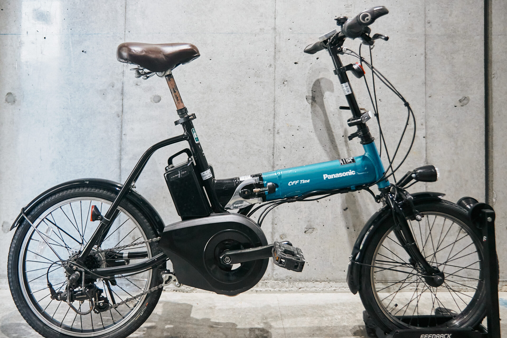 Panasonic Off Timeを洗車｜折りたたみ電動アシスト自転車にこそ定期