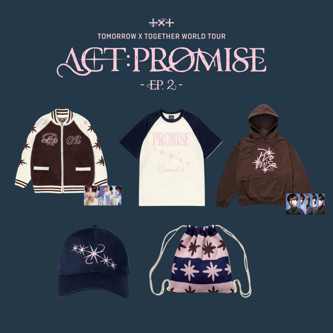 TOMORROW X TOGETHER (TXT) WORLD TOUR ACT:PROMISE - EP. 2 MERCH MD