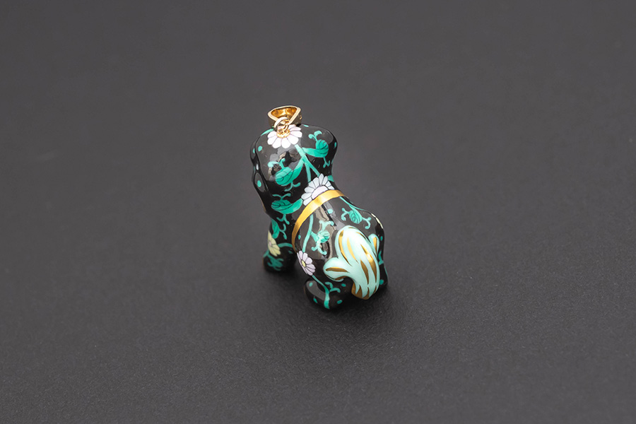 ヘレンド 西安の黒 狛犬 ペンダントを買い取りました｜ブランド食器