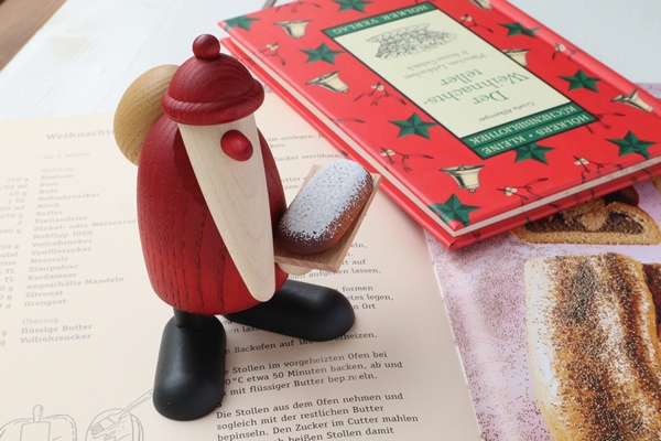 星持ちサンタ – ドイツ・ザイフェンの木のおもちゃ seiffen