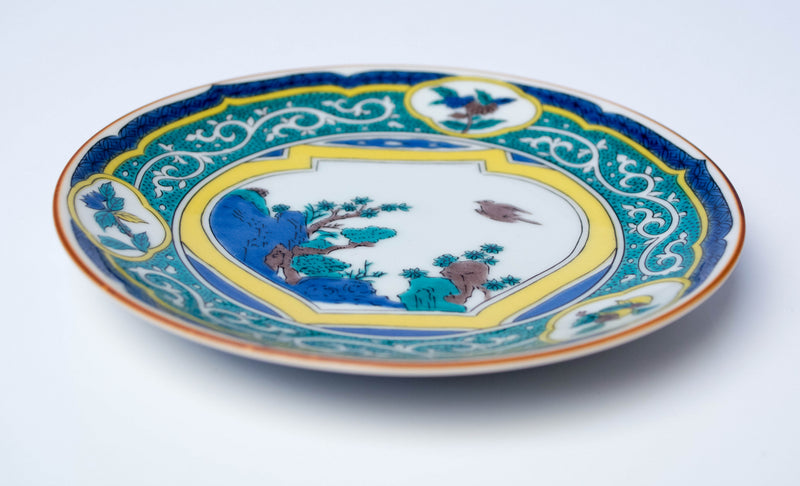 5号皿 古九谷色絵壺花鳥図 MC-505 – SEIKOU ONLINE