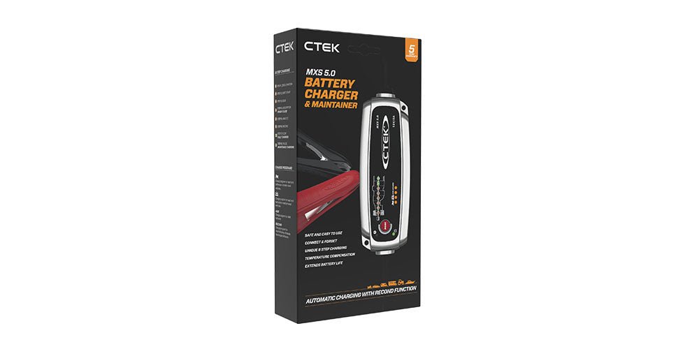 Battery charger CTEK MXS 5.0, 56-305 12 V, 5 A – SEV