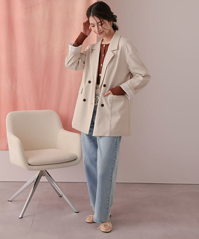 ストレートシルエットデニムパンツ | titivate